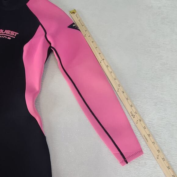Seaquest women's full wetsuit Size 9-10 3MM Thermal protection knee pads - Picture 7 of 12